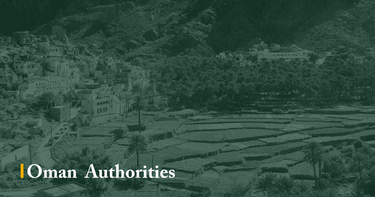 Oman Authorities - MRMWR, MOH, DGSM ( Regulatory Services)